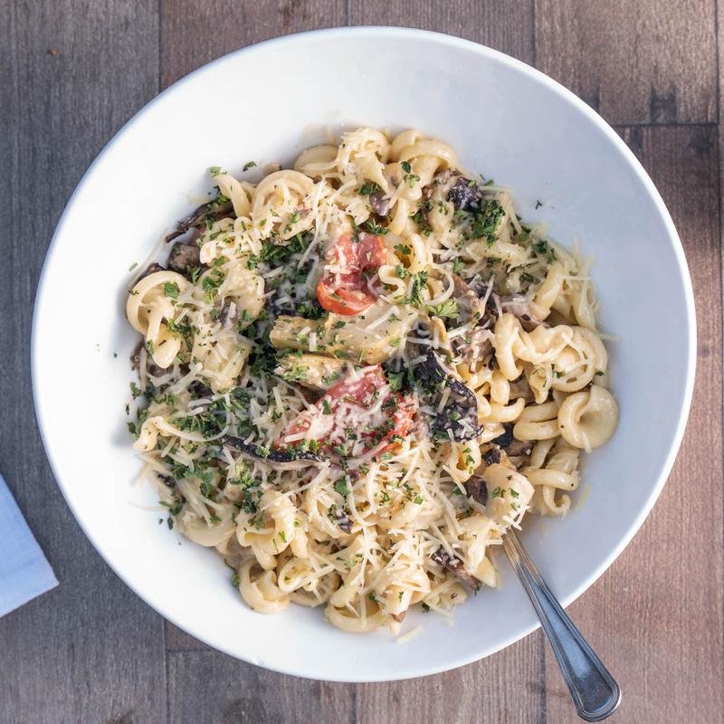 Wild Mushroom Trottole Pasta